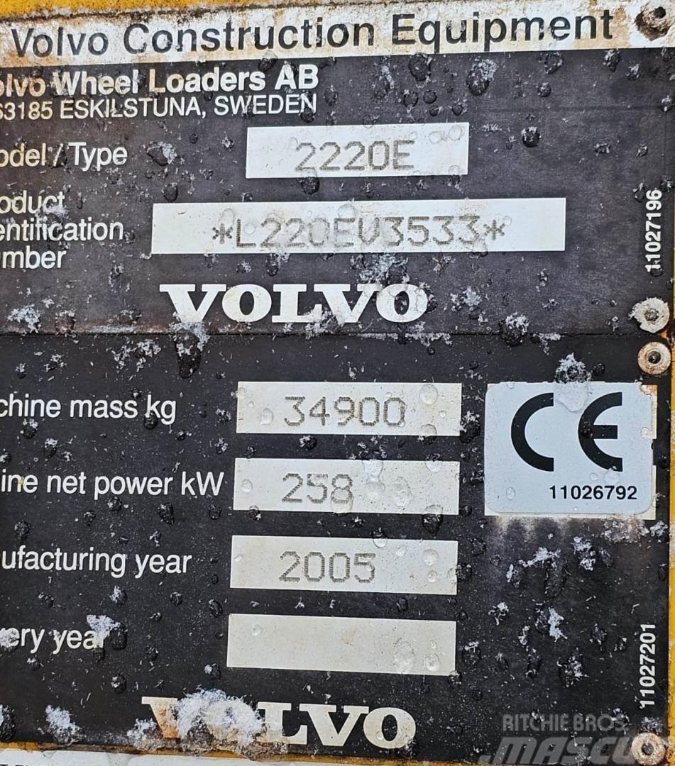 Volvo L220E Kolesni nakladalci