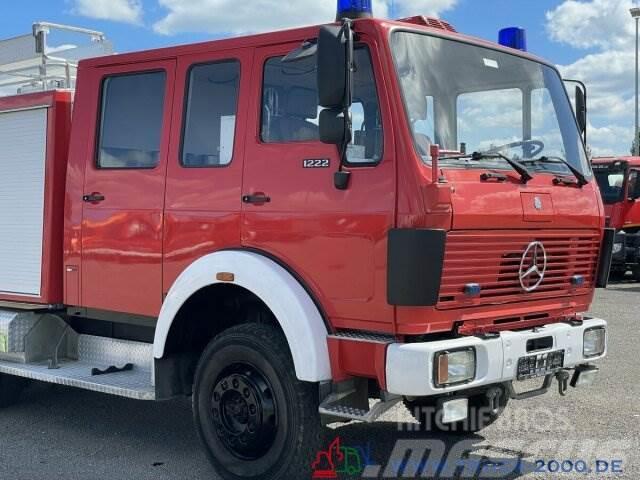 Mercedes-Benz LK 1222 4x4 Ziegler Feuerwehr 1620 L. Tank+Pumpe Tovornjaki zabojniki