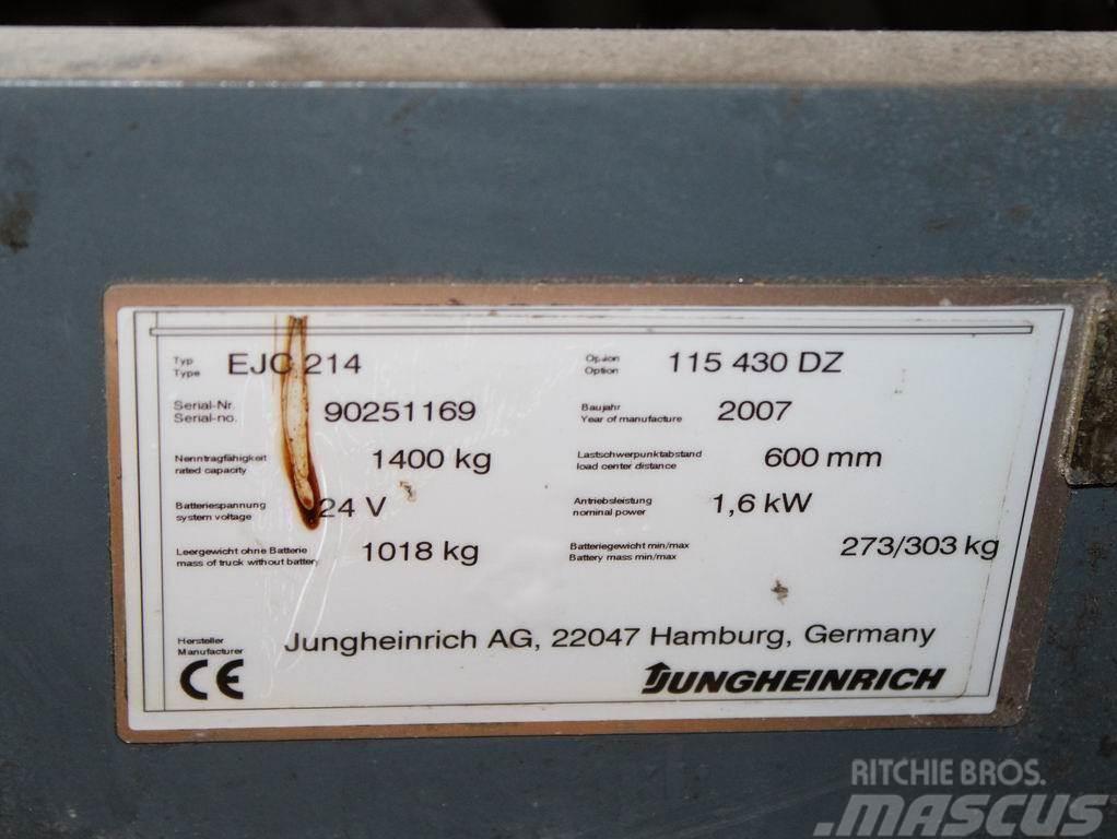 Jungheinrich EJC 214 115-430DZ Ročni električni viličar