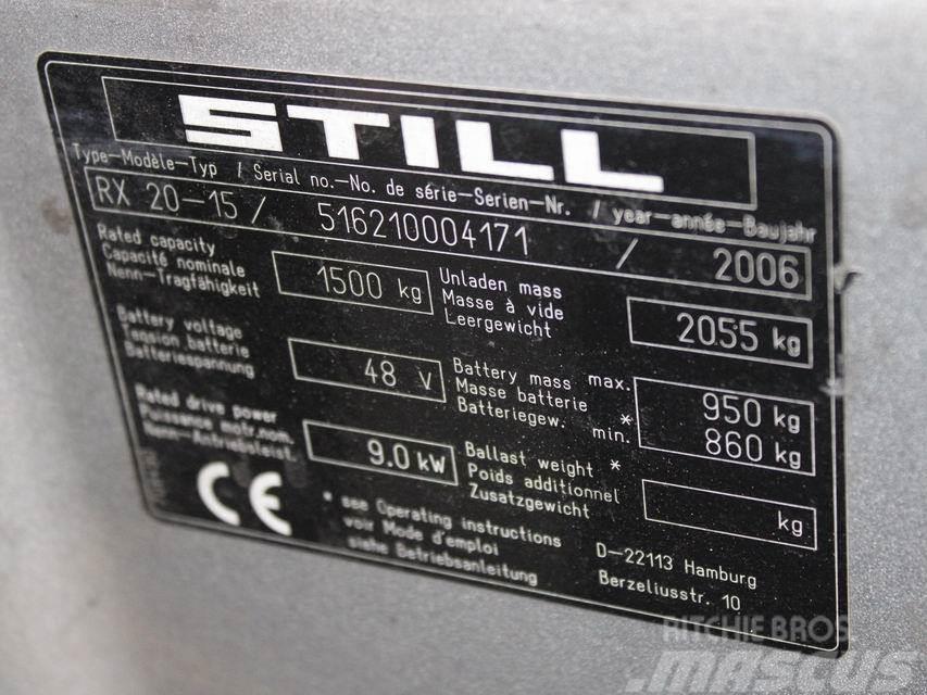 Still RX 20-15 6210 Električni viličarji