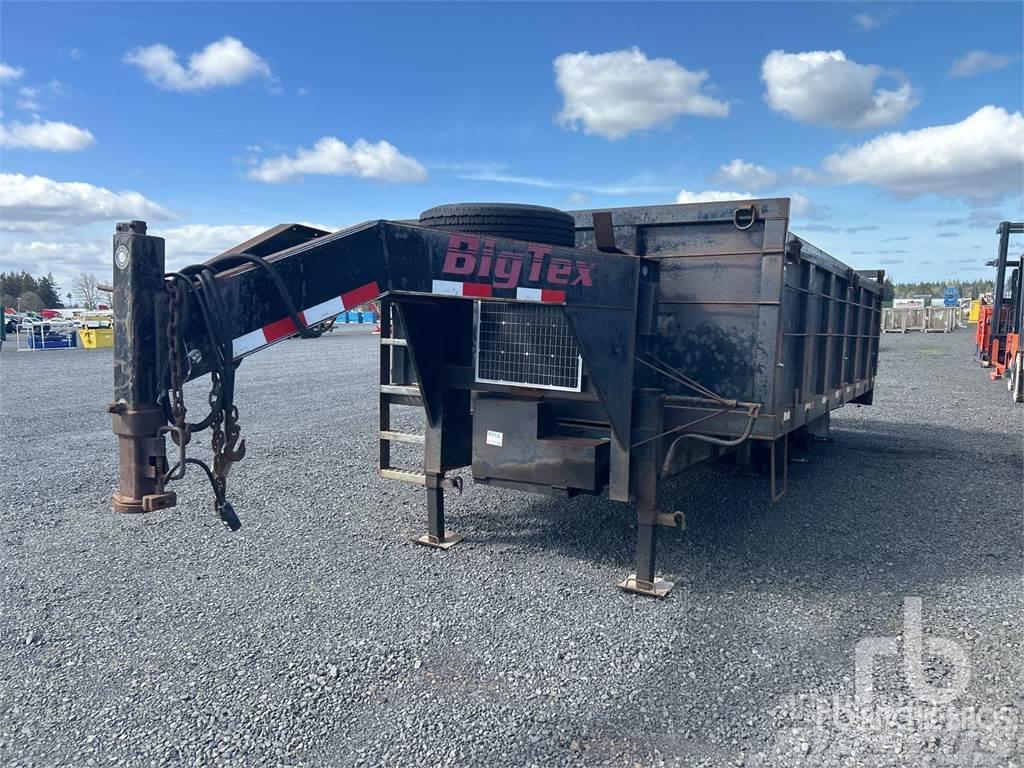 Big Tex 16 ft T/A Gooseneck Dump (Inope ... Prikolice za prevoz vozil