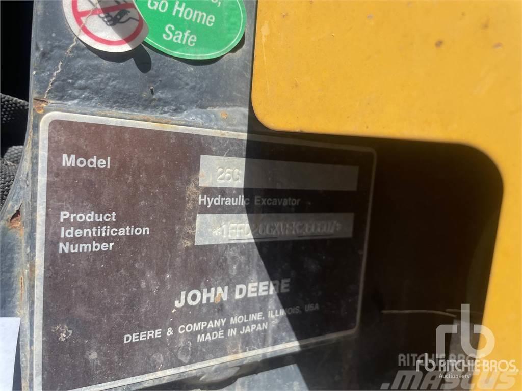 John Deere 26G Mini bagri <7t