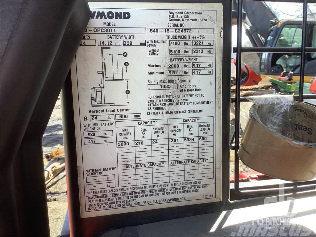 Raymond 540-OPC30TT Električni viličarji