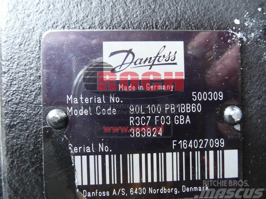 Danfoss 500309 90L100PB1BB60 R3C7F03GBA 383824 Hidravlika