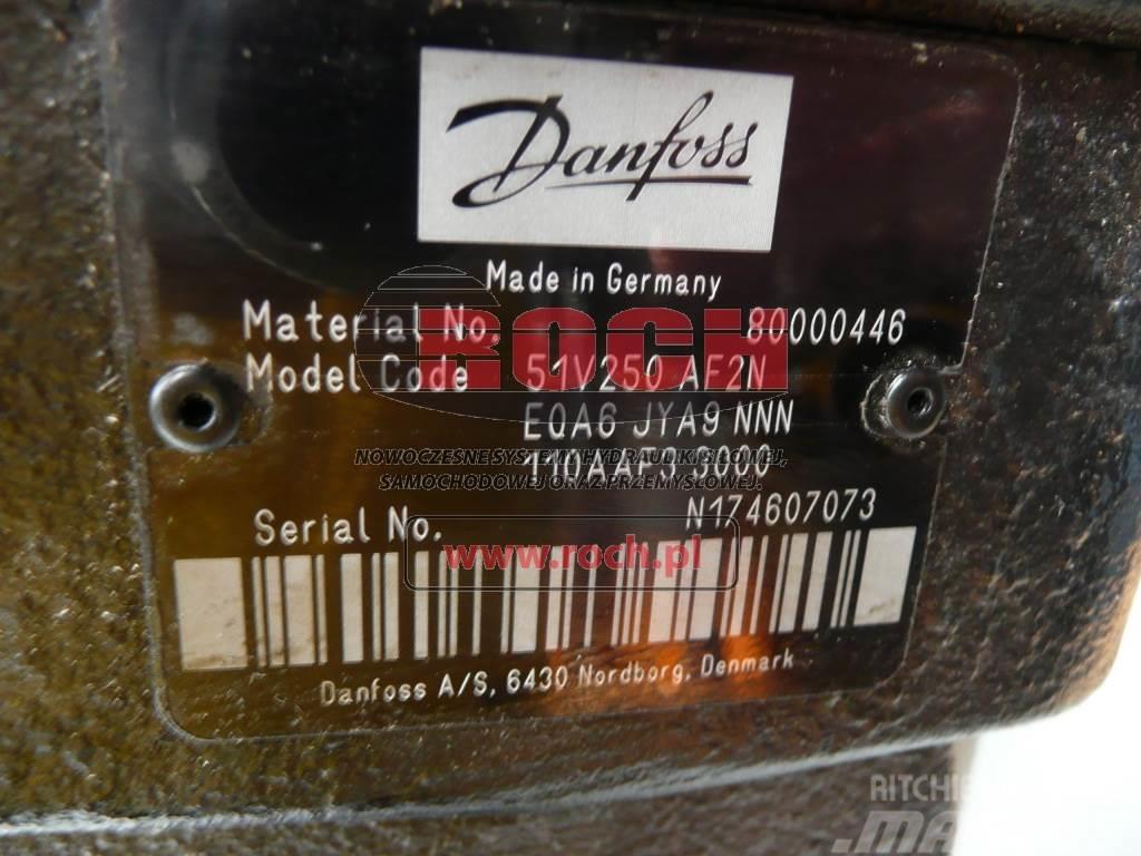 Danfoss 80000446 51V250AF2N E0A6 JYA9 NNN 110AAF3 3000 Motorji