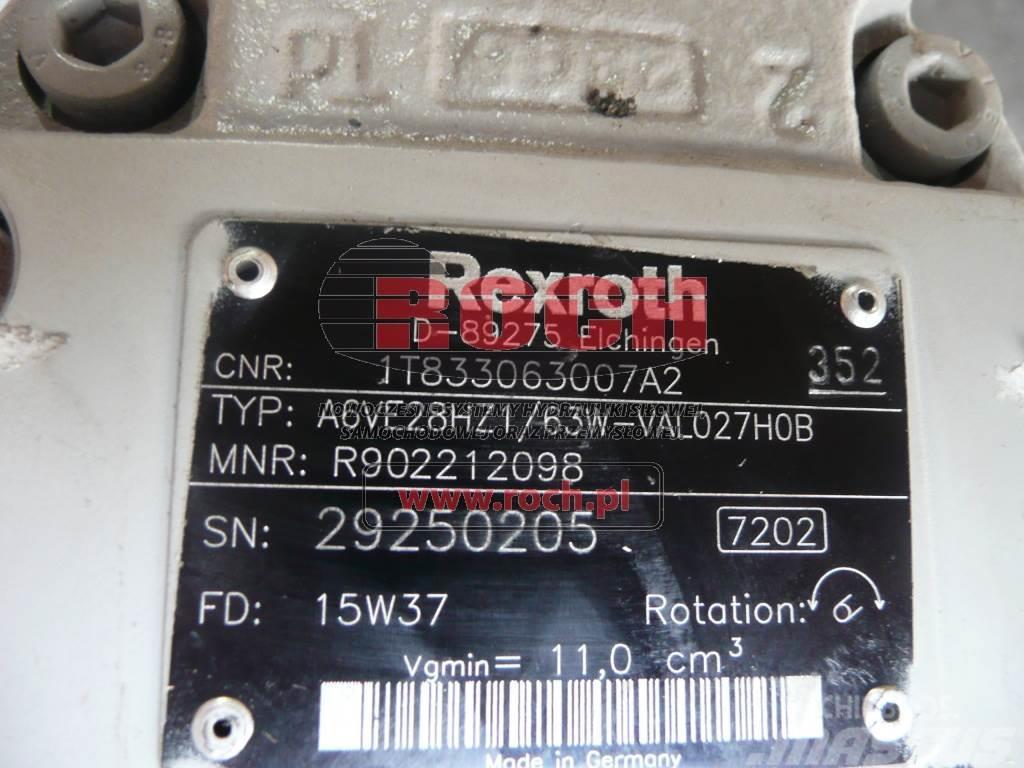 Rexroth + BONFIGLIOLI A6VE28HZ1/63W-VAL027H0B 1T833063007A Motorji