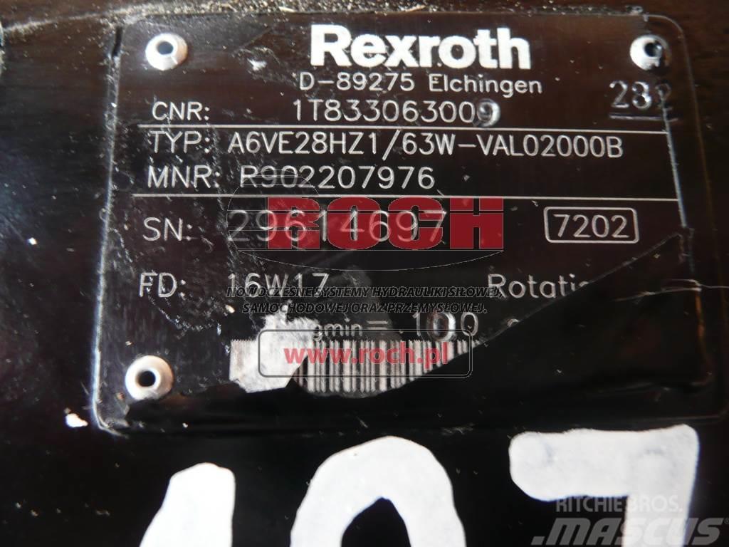 Rexroth + BONFIGLIOLI A6VE28HZ1/63W-VAL02000B R902207976 1 Motorji