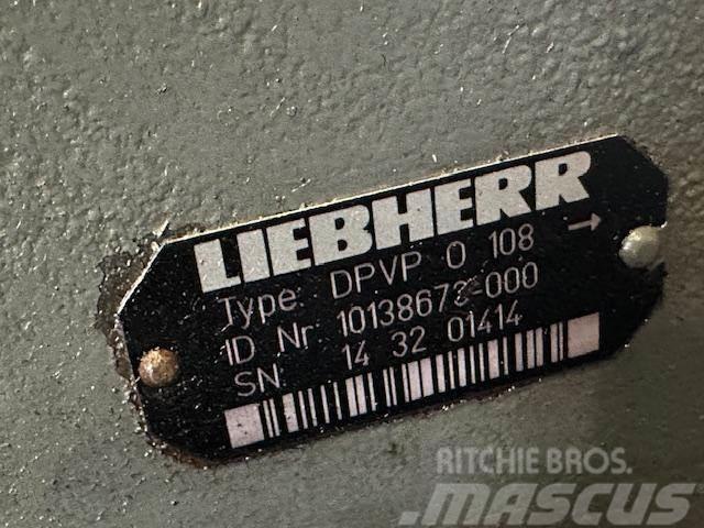 Liebherr A 924 C HD POMPA HYDRAULICZNA DPVP O 108 Hidravlika