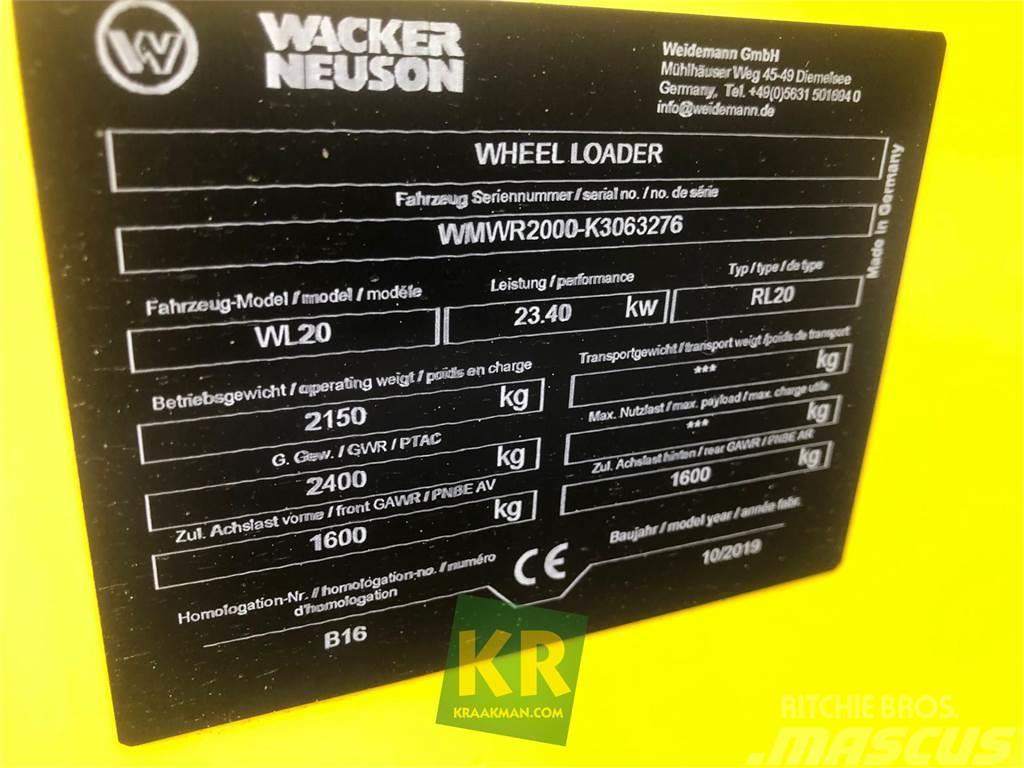 Wacker Neuson WL20 WIELLADER Čelni nakladalci in kopači