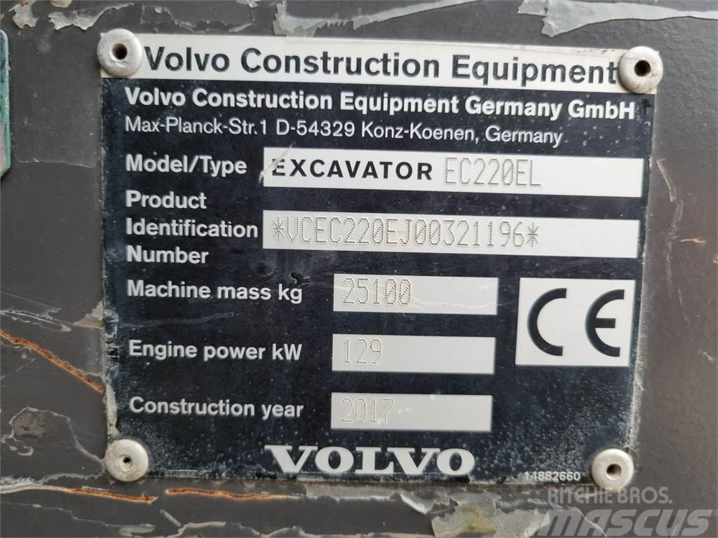 Volvo EC220E Bagri goseničarji