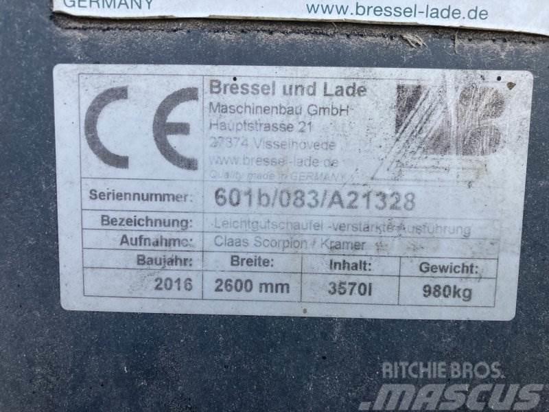 Bressel & Lade Leichtgutschaufel 260cm Priključki za čelni nakladalec