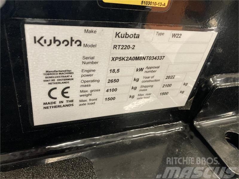 Kubota RT 220- 2 Mini nakladalci