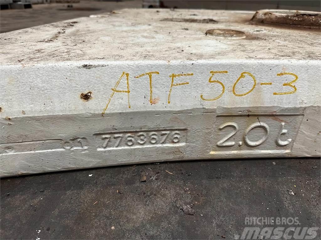 Faun ATF 50-3 counterweight 2 ton Rezervni deli in oprema za dvigala