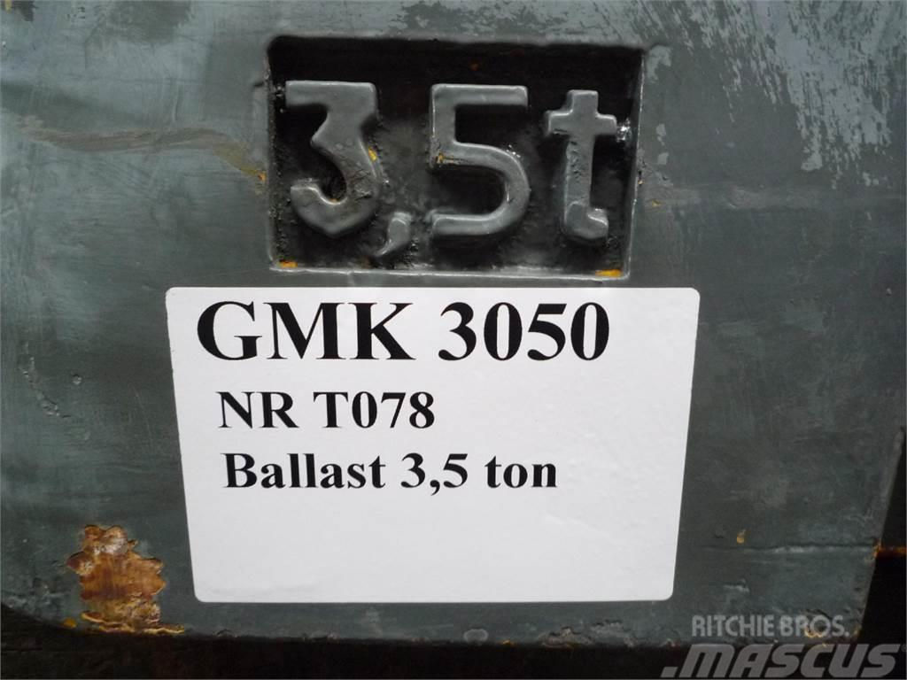 Grove GMK 3050 counterweight 3,5 ton Rezervni deli in oprema za dvigala