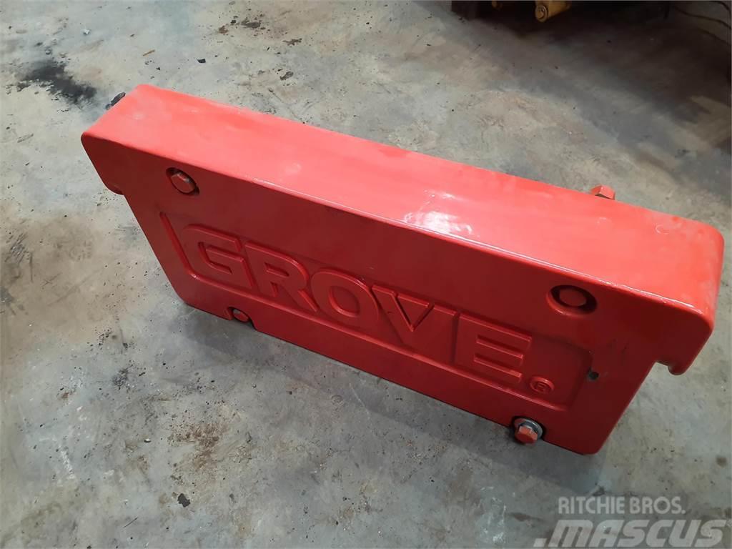 Grove GMK 5130-2 counterweight 1 ton Rezervni deli in oprema za dvigala