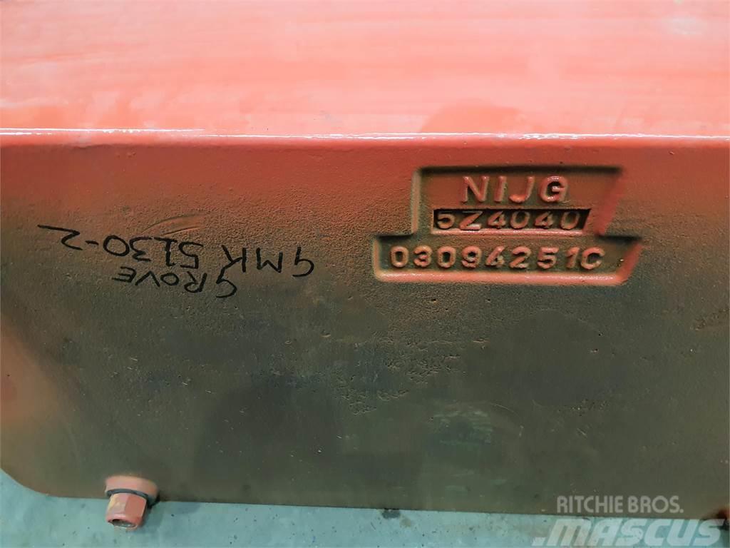 Grove GMK 5130-2 counterweight 1 ton Rezervni deli in oprema za dvigala