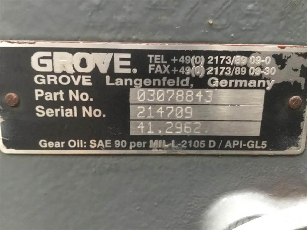Kessler Grove GMK 3055 diff box axle nr 1 Rezervni deli in oprema za dvigala