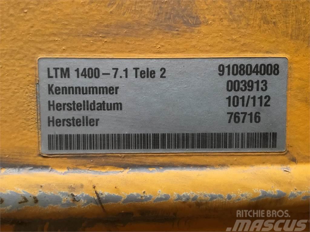 Liebherr LTM 1400-7.1 telescopic section 2 Rezervni deli in oprema za dvigala
