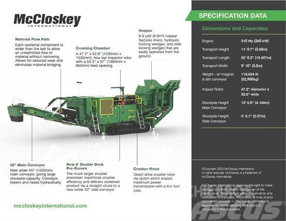 McCloskey I54V3 Drobilci