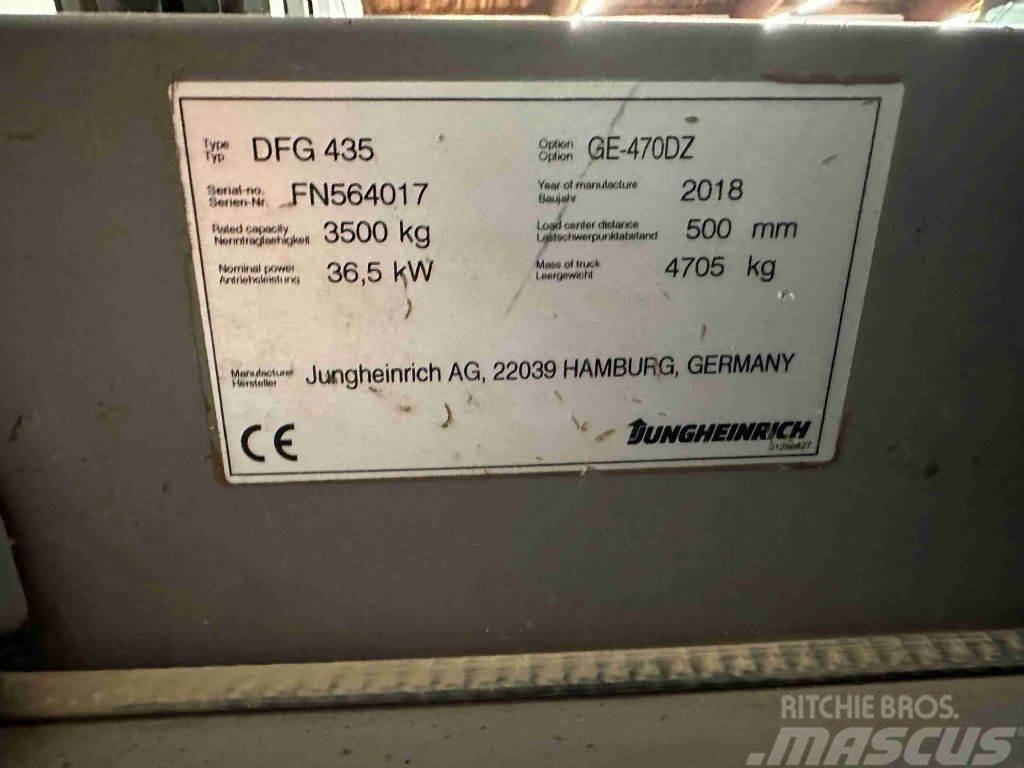 Jungheinrich DFG 435 - TRIPLEX 4,7 m Dizelski viličarji