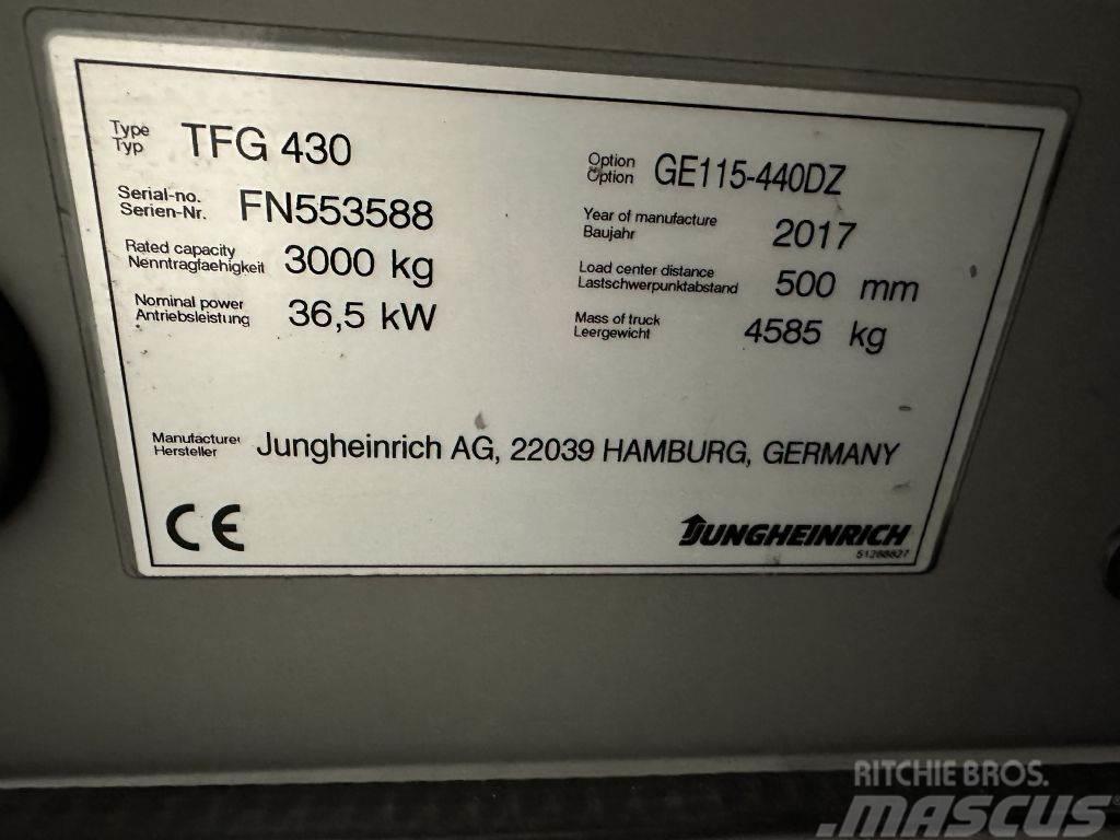 Jungheinrich TFG 430 - TRIPLEX 4,4 m Plinski viličarji