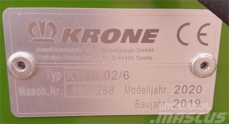 Krone KW 6.02/6 Obračalniki in zgrabljalniki