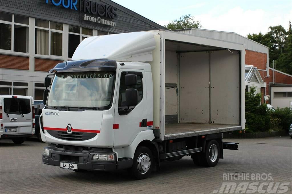 Renault Midlum Koffer 4,1m seitliches Rolltor + Tür Tovornjaki zabojniki