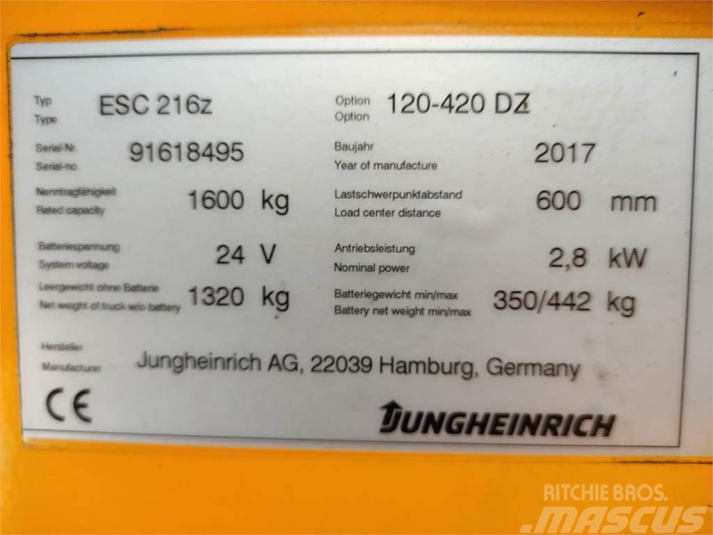 Jungheinrich ESC216Z *LACK NEU* Ročni električni viličar