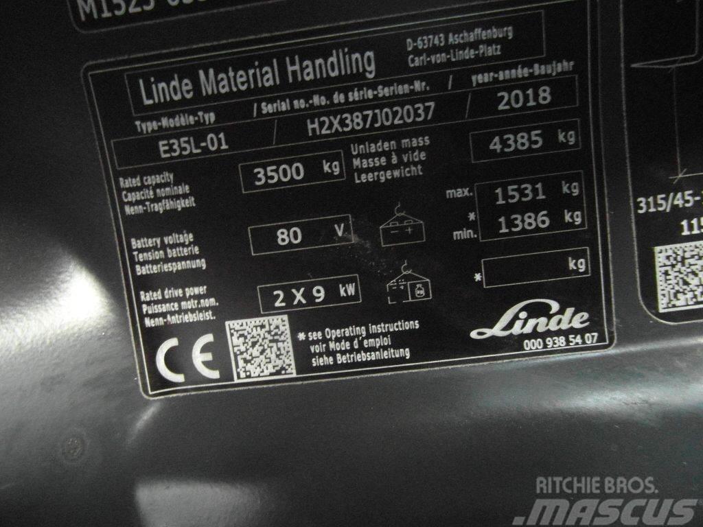 Linde E35L-387-01 Električni viličarji
