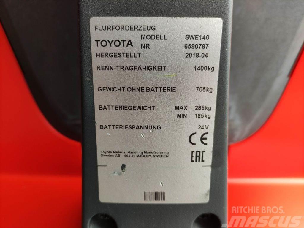Toyota SWE140 Ročni električni viličar